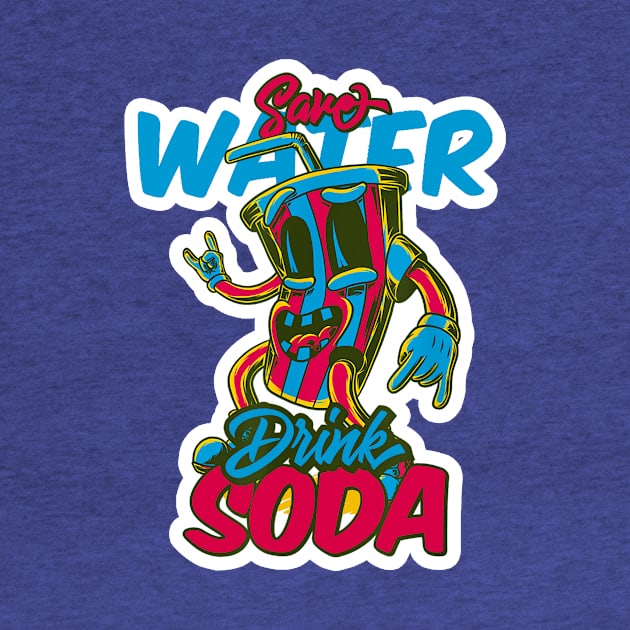 save water drink soda 1 by Hunters shop